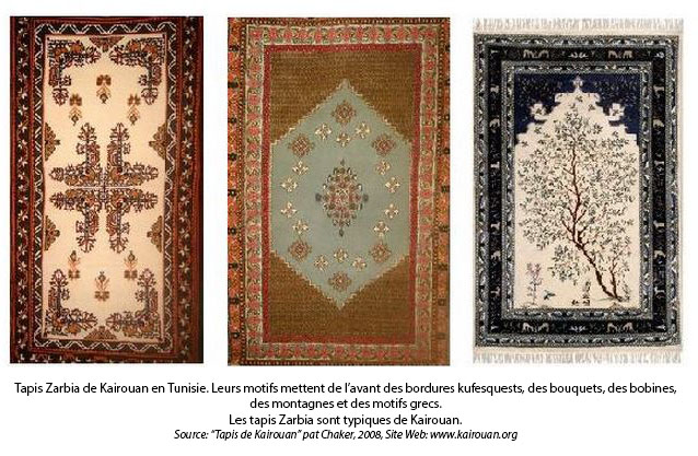 Motifs de tapis tunisiens